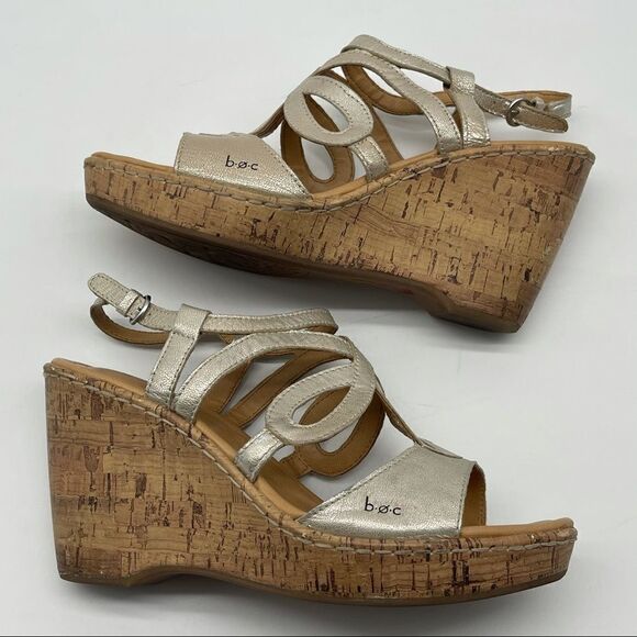 b.o.c. wedge sandals Sz 10M - Picture 8 of 14